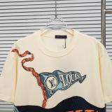 Louis Vuitton LV 26SS Spring/Summer New Arrival Set Sail Graffiti Short Sleeve 260401