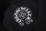 Chrome Hearts CH Colorful Horseshoe Sanskrit Letter Print Short Sleeve T-Shirt (Black) 260401