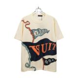 Louis Vuitton LV 26SS Spring/Summer New Arrival Set Sail Graffiti Short Sleeve 260401