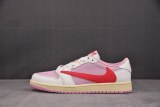 Air Jordan 1 Retro Low OG SP Travis Scott Shy Pink