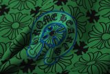 Chrome Hearts CH Colorful Horseshoe All-Over Sanskrit Letter Print Short Sleeve T-Shirt 260401