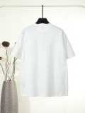 Dior 26SS Official Minimalist Letter Logo Motif Drawing Craftsmanship Embroidery Short Sleeve T-Shirt 260408