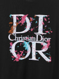 Dior 26SS Official Mesh Cutout Embroidery Heavy Craftsmanship Short Sleeve (Unisex) 260408