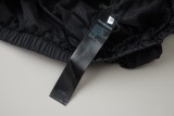 Balenciaga BLCG 26SS 3M Black-Red Paneled Embroidered Hooded Tracksuit Jacket 260408