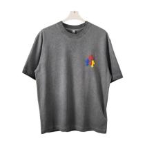 Chrome Hearts CH Heavy Wash 3D Print Short Sleeve T-Shirt (Gray) 260408