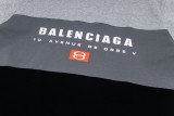 Balenciaga Spring/Summer New Short Sleeve T-Shirt (Gray-Black) 260408