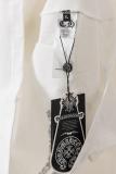 Chrome Hearts CH Heavy Wash 3D Print Short Sleeve T-Shirt (White) 260408