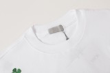 Dior Four-Leaf Clover Embroidered Logo Short Sleeve 260415