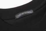 Chrome Hearts Splash Paint Horseshoe Print Short Sleeve T-Shirt 260415