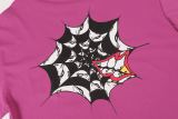 Chrome Hearts Graffiti Spider Web Spoof Short Sleeve T-Shirt 260415