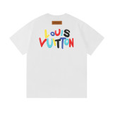 Louis Vuitton 2026 New Seven-Color Foam Letter Logo Unisex Short Sleeve T-Shirt 260422