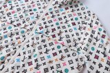 Louis Vuitton New All-Over Embroidered Logo Lightweight Couple Hooded Jacket 260422