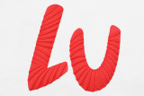 Louis Vuitton 2026 New Seven-Color Foam Letter Logo Unisex Short Sleeve T-Shirt 260422