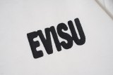 Evisu 2026 New Classic Seagull Big M Print Relaxed Crewneck Short Sleeve T-Shirt 260422