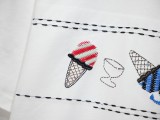Fendi Ice Cream Graphic Crewneck Short Sleeve T-Shirt 260422