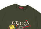 Gucci 2026 New Offset Belt Letter Logo Unisex Short Sleeve T-Shirt 260422