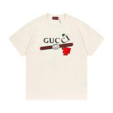 Gucci 2026 New Cartoon Figure Offset Belt Letter Logo Unisex Short Sleeve T-Shirt 260422