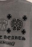Chrome Hearts CH Heavy Wash 3D Print Short Sleeve (Black) 260422