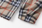 Burberry 2026 New Classic Check Silicone Logo Warhorse Hooded Couple Jacket 260422