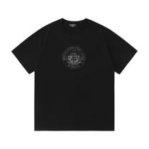 Balenciaga 2026 New Blurred Shield Letter Logo Unisex Short Sleeve T-Shirt 260422