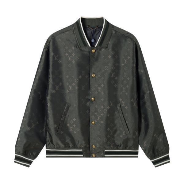 Louis Vuitton 2026 New Gradient Burnout Logo Couple Baseball Jacket 260422