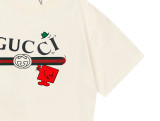 Gucci 2026 New Cartoon Figure Offset Belt Letter Logo Unisex Short Sleeve T-Shirt 260422
