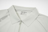 Arc'teryx Ice Silk Quick-Dry Short Sleeve Zip Polo Shirt (Slit Hem) 260429