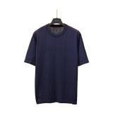Louis Vuitton Cotton-Blend Knit Short Sleeve Shirt 260429