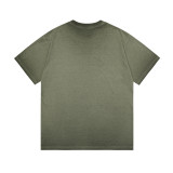 Acne Studios 2026 New Distressed Technique Printed Letter Logo (Dark Green) Unisex Short Sleeve T-Shirt 260429