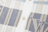 Louis Vuitton 26SS Spring/Summer New Check Jacquard Floral Knit Short Sleeve 260429
