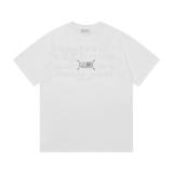 MM6 Maison Margiela 2026 New High-Density Embroidered Floral Letter Logo Unisex Short Sleeve T-Shirt 260429
