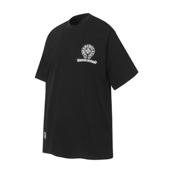 Chrome Hearts Sanskrit Patch Embroidered Cross Short Sleeve T-Shirt 260506