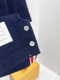 Thom Browne Four-Bar Knit Polo Short Sleeve Shirt 260506
