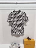 Dior Knit Wool Short Sleeve T-Shirt 260506