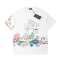 Fendi 26SS Early Spring New Butterfly Floral Print Short Sleeve 260512