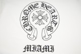 Chrome Hearts Print Round Miami Collar Short Sleeve T-Shirt (White) 260512