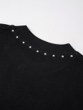 Louis Vuitton Rivet & Rhinestone Short Sleeve T-Shirt 260520