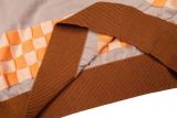 Louis Vuitton 26SS Letter Badge Color-Block Stripe Checkerboard Knit Short Sleeve Polo 260520