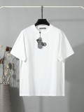 Chrome Hearts 26 New Short Sleeve Embroidered Classic Logo Short Sleeve (White) 260520