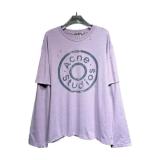 Acne Studios New Mock Layer Button Detail Icon 1996 Series Long Sleeve T-Shirt 260520