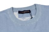Louis Vuitton 26SS Letter Jacquard Contrast Color-Block Knit Short Sleeve 260520
