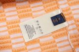 Louis Vuitton 26SS Letter Badge Checkerboard Cut-Out Knit Short Sleeve Cardigan 260520