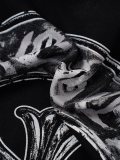Chrome Hearts Horseshoe Distressed Hand-Painted Short Sleeve T-Shirt 260520