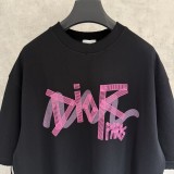 Dior New Patch Embroidered Short Sleeve T-Shirt (Black) 260520