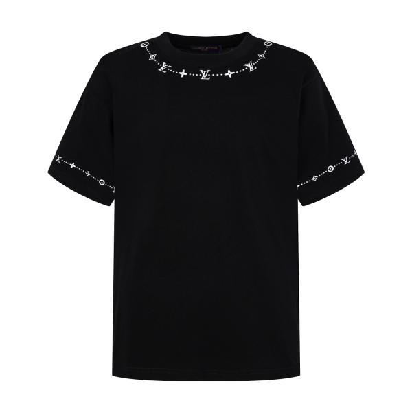 Louis Vuitton New Pulled-Logo Print Short Sleeve T-Shirt 260520
