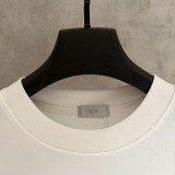 Dior New Patch Embroidered Short Sleeve T-Shirt (White) 260520