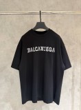 Balenciaga 25SS Embroidered Short Sleeve T-Shirt 260520