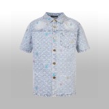 Louis Vuitton Runway High-Quality Edition Denim Set 260526