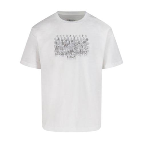 Maison Margiela Reverse Embroidery Short Sleeve (White) 260526