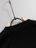 Hermès 26SS New Embroidered Large Horse Crewneck Short Sleeve T-Shirt (Black) 260526